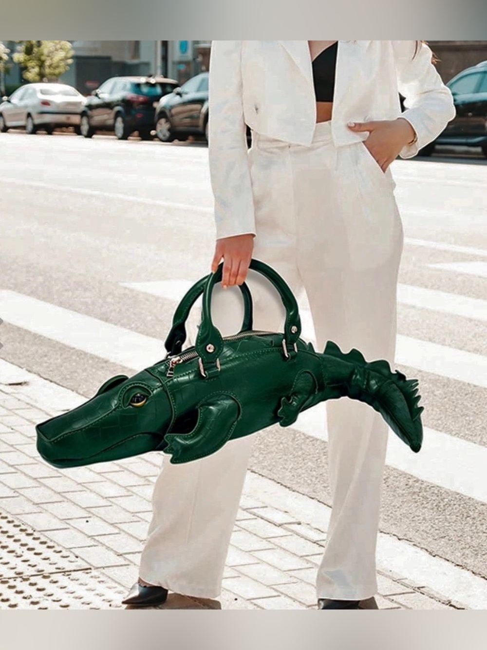 Crocodile Shoulder Bag